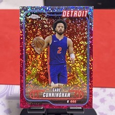 2024-25 Topps Chrome - Cade Cunningham #18 Magenta Speckle Refractor /350