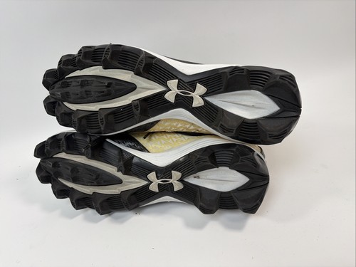 Under Armour Highlight Clutch Fit Fußballschuhe, Größe 9,5, schwarz/weiß - Bild 8 von 9