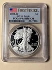 2008-W Proof $1 American Silver Eagle PCGS PR69DCAM First Strike