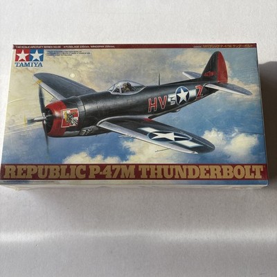 FACTORY SEALED NEW TAMIYA REPUBLIC P-47M THUNDERBOLT AIRCRAFT MODEL KIT #61096.