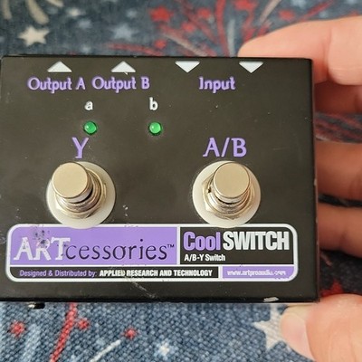 ARTcessories CoolSWITCH Analog A/B/Y Switchbox Guitar Effects Pedal Black