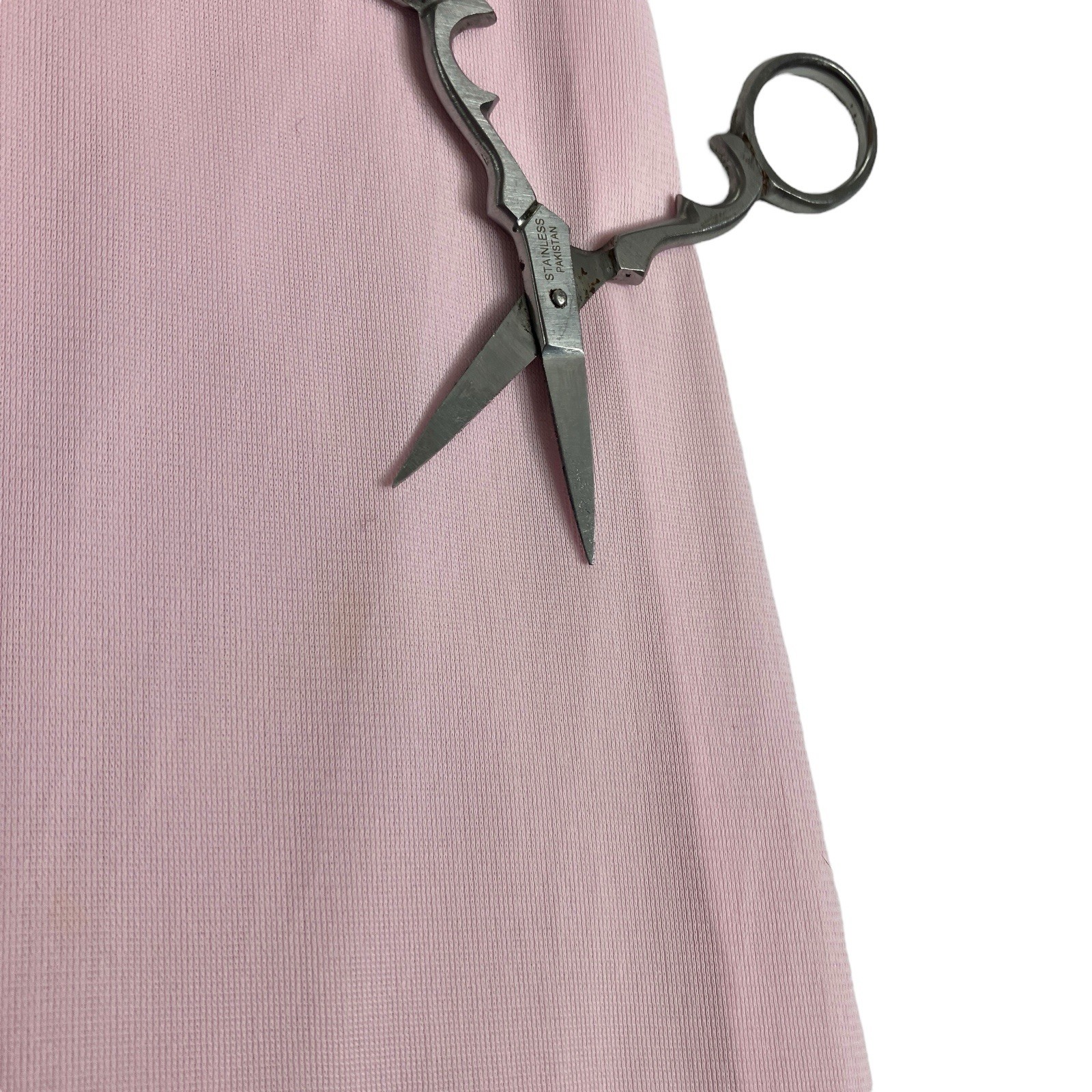 Vintage Vanity Fair Maxi Gown S Pink Floral Embro… - image 16