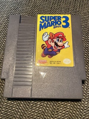 Nintendo NES Super Mario Bros 3 Game Cartridge 1985 Authentic