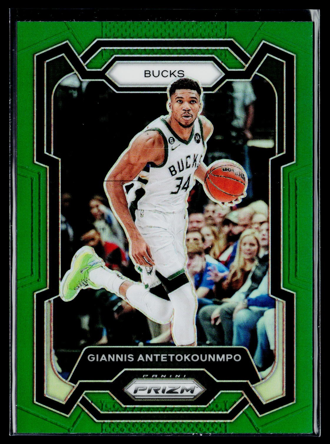 2023-24 Panini Prizm #103 Giannis Antetokounmpo Prizms Green