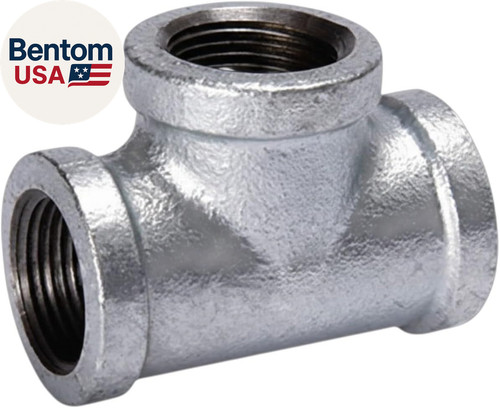 Galvanized Tee, 1 1/2"