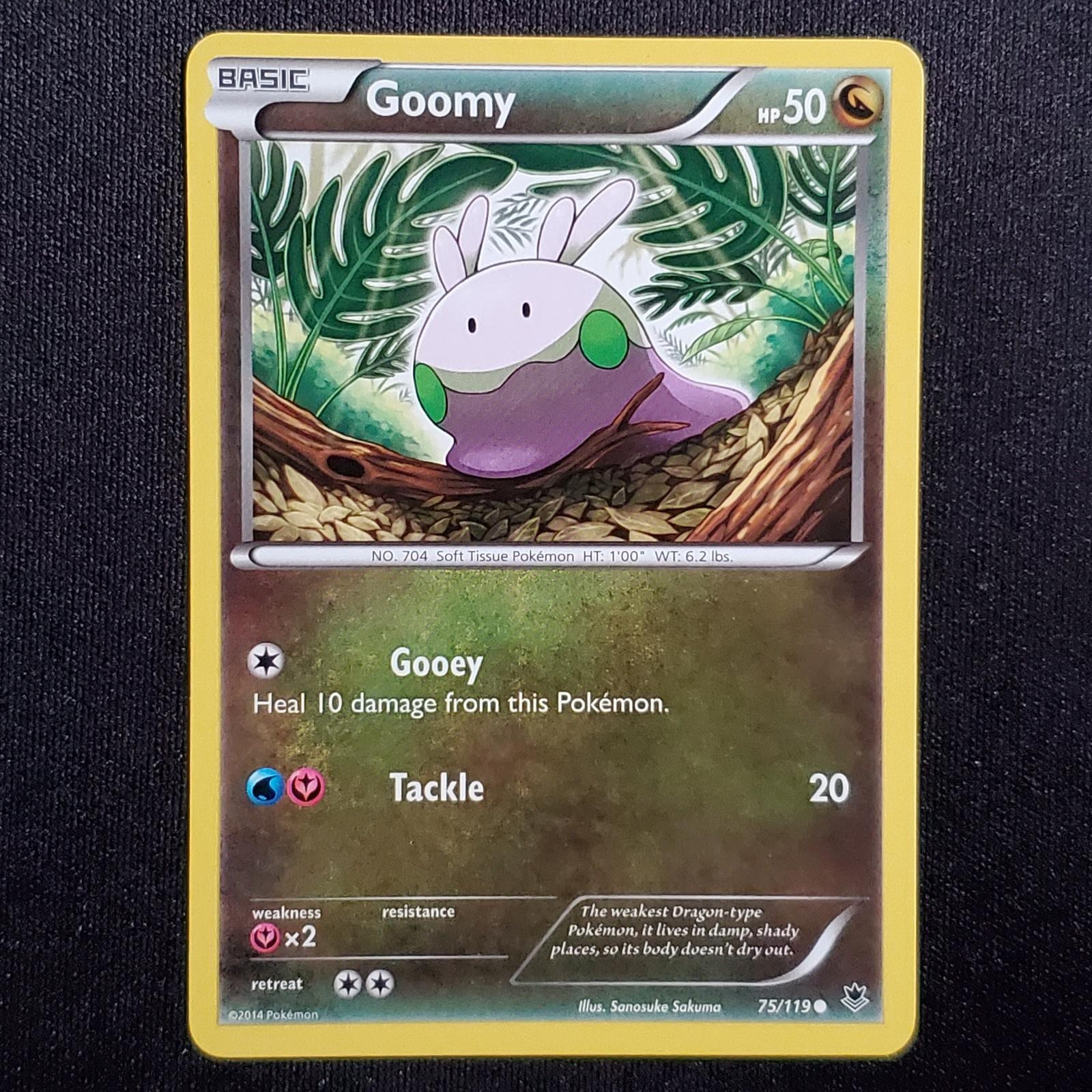 Goomy 75/119 Common Phantom Forces Pokemon Moderately Played