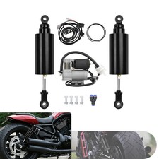 Black Rear Air Ride Shock Absorber Suspension For Harley V-rod Vrscaw 2007-2017