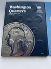 Washington Silver Quarters Partial Set in Whitman Album -  35 Silver Coins