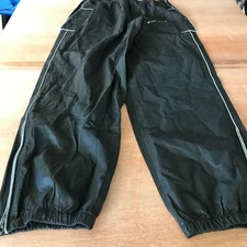 Frogg Toggs Dripore Rain Pant Men L Black High Rise Snap Button Pocket Ankle Zip