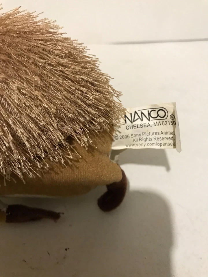 Rare Nanco Open Season McSquizzy Squirrel Plush Stuffed Light Brown 2006 w/tags - Image 2 of 4