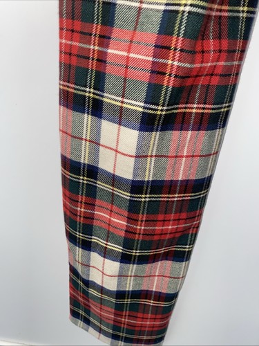 H&M Tartan Trousers Size 4 Zips Wasit 24" Leg 29" - Picture 10 of 12