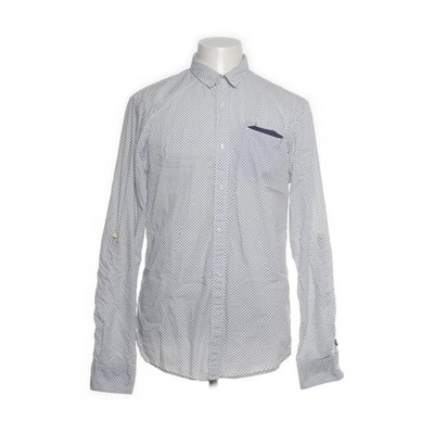 Scotch & Soda, Hemd, Größe: L, Weiß/Blau, Baumwolle, Herren #TW3