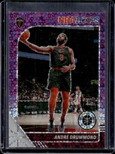 2019-20 Panini Hoops Premium Stock Andre Drummond Prizm Purple Disco #54