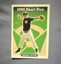 Topps 1993 Derek Jeter #98 Draft Pick Base Set New York Yankees Baseball Card
