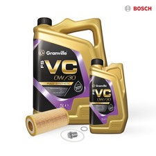 Genuine BOSCH Service Kit fits Volvo D5 V70/X70/XC90/S60/S80 Oil Filter 6ltr Oil