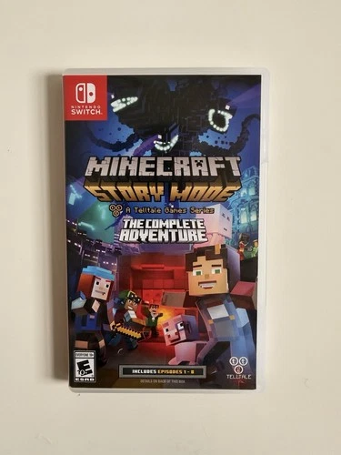 Minecraft Story Mode Complete Adventure Nintendo Switch CIB Rare Tested