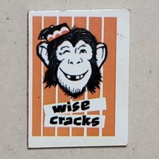 RIDDLE BOOKS #17 Wise Cracks Monkey Chimpamzee CRACKER JACK PRIZES Z-1335