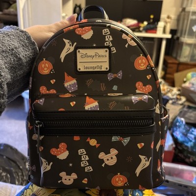Disney Parks Icons Loungefly 2020 Halloween Leckereien Mini Rucksack Mickey Neu mit Etikett