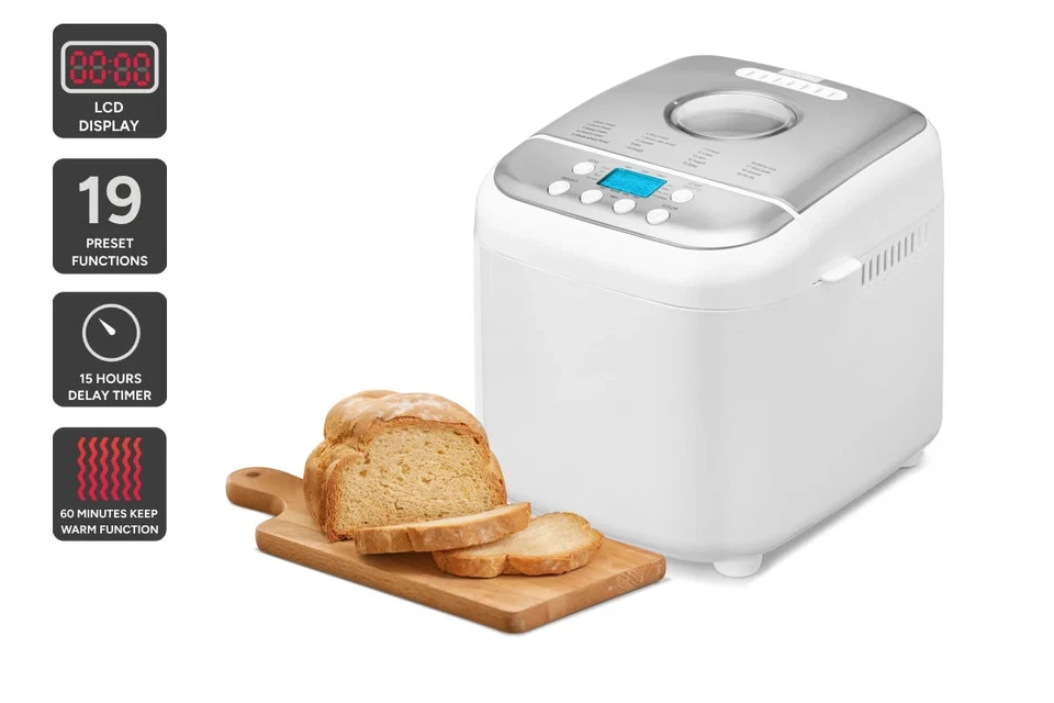 Kogan Bread Maker, White, Bread Makers, Appliances