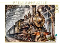 Calvendo Puzzle Dampflokomotive | 1000 Teile Lege-GrößE 64 × 48 Cm Foto-Puzzle F