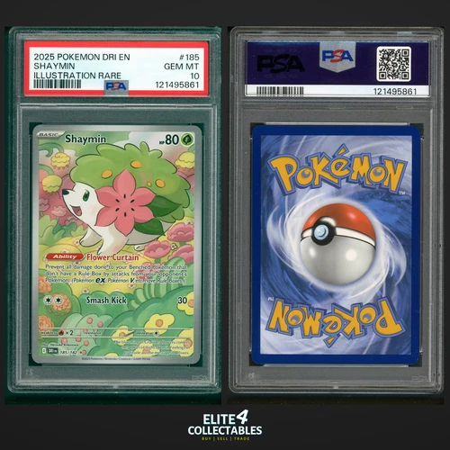 Shaymin 185/182  - PSA 10 (Destined Rivals)