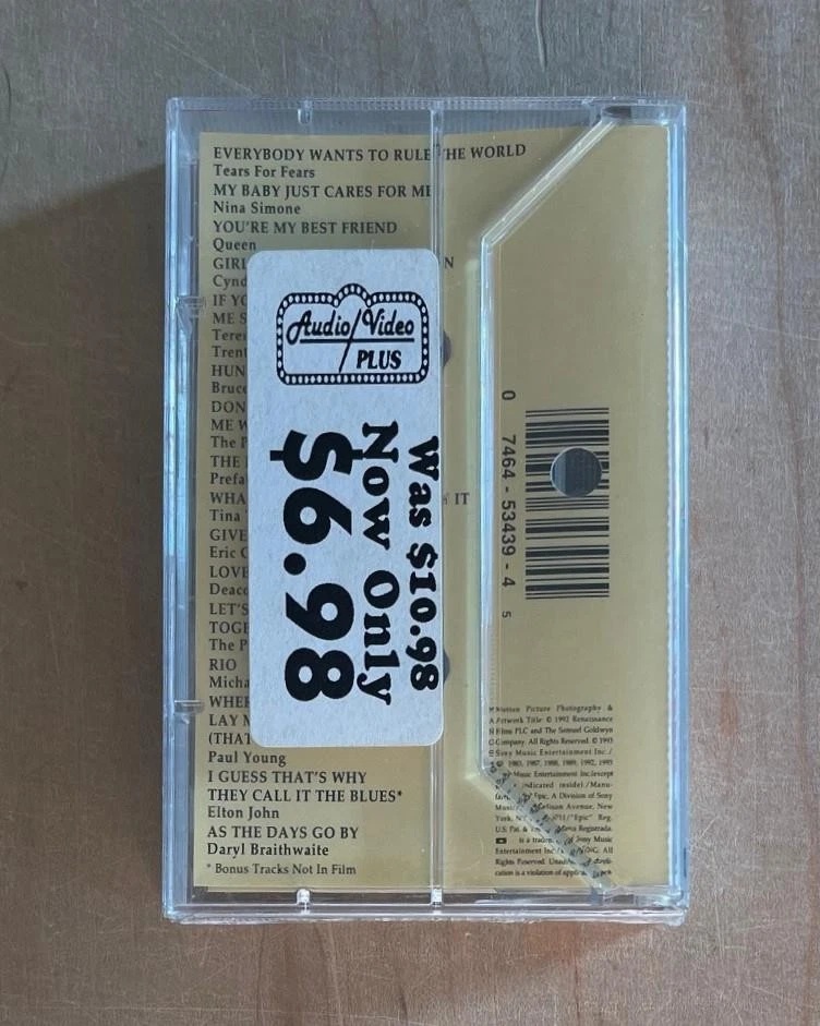 PETER'S FRIENDS - THE ALBUM (1992) New Sealed Movie Soundtrack Cassette Softrock - Image 3 of 4