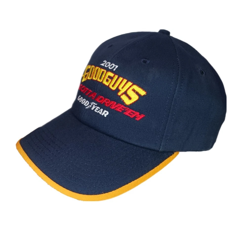 De colección Good Year Racing Good Guys 2001 Ya Gotta Drive Em Hombres Gorra Gorra Snapback Foto 4 de 4