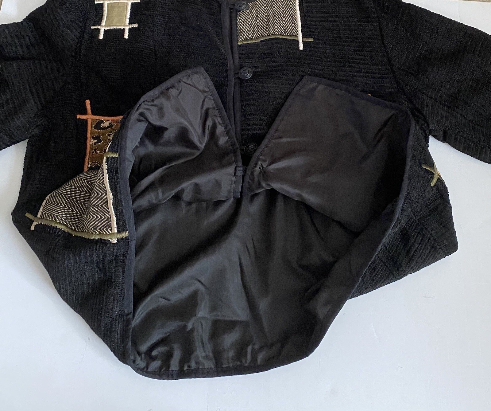 ALLURE CHENILLE PATCHWORK Spring BLAZER/JACKET wo… - image 9