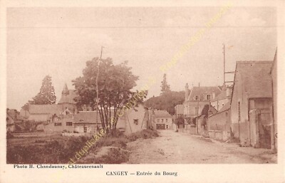 Sepia 37530 Cangey Entrance Du Bourg Edit Chandaunay