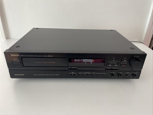 Denon DRS-610 STEREO Cassette Player Deck Horizontal Load - Dolby HX NEW BELT