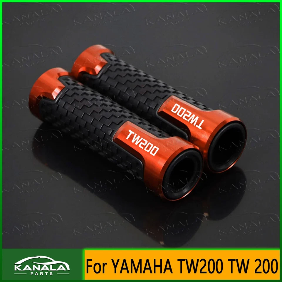 LOGO TW200 7/8'' 22MM Handlebar Handle Hand Grips For YAMAHA TW200 TW 200 - Image 4 of 4