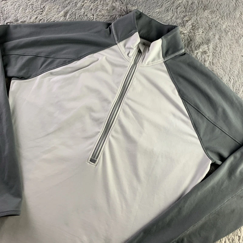 athleta half zip performance tech athleisure shirt