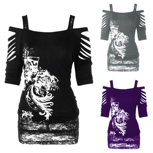 plus size skull blouse
