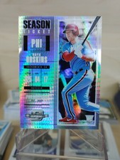 Rhys Hoskins RC  2018 Optic Contenders Hyper Prizm refractor #8 116/299 Phillies