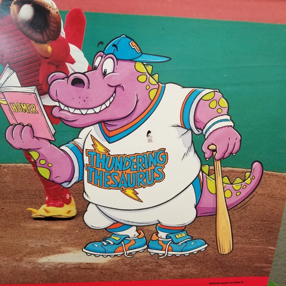 St. Louis Cardinals Fredbird Library Summer Reading Club 1992 Be a Sport Poster - Image 3 of 4