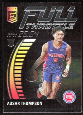 2023-24 9714D DONRUSS ELITE FULL THROTTLE Ausar Thompson Rookie Detroit Pistons