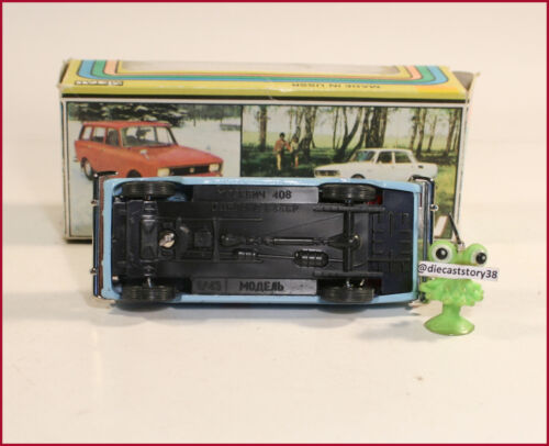 1:43 Soviet Moskvitch 412 400 years of Saratov in orginal box URSS russian - Picture 5 of 6