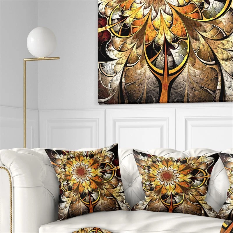 Dark yellow hotsell throw pillows