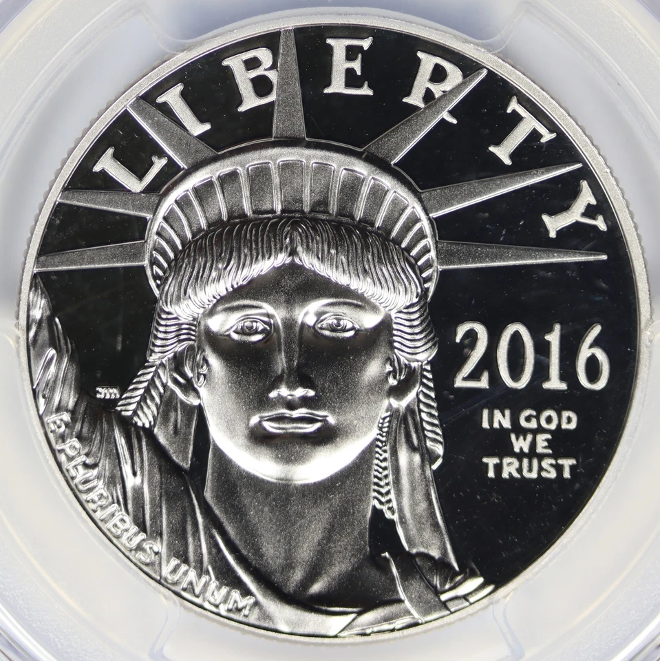 2016-W $100 Platinum Eagle Statue of Liberty PCGS PR69DCAM 1oz 9995 Fine FS - Image 3 of 4
