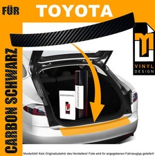 LACKSCHUTZFOLIE LADEKANTE FÜR Toyota Prius (III) ZVW30 2009-2016 Carbon Schwarz