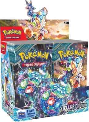 Pokemon TCG: Scarlet & Violet Stellar Crown Factory Sealed Booster
