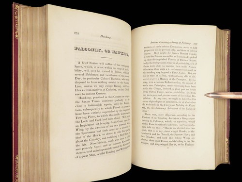1818 HUNTING 1ed Field Sports Fishing Horse & DOG Fowling Racing FINE BINDING - Picture 18 of 24