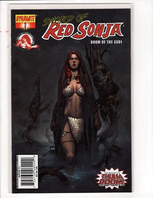 Sword Of Red Sonja ''Doom Of The Gods'' #1,2,3,4 (SET) DYNAMITE COMICS 2007