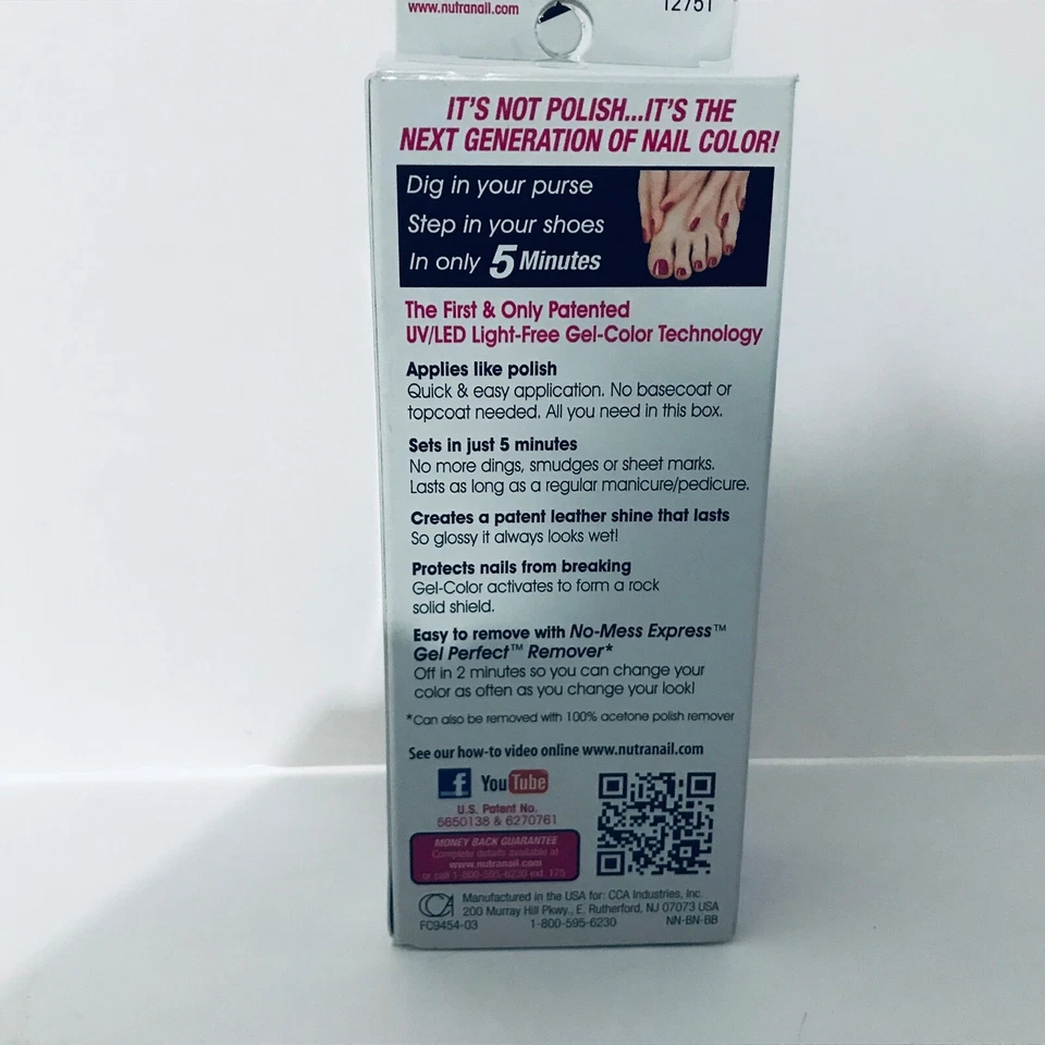 Gel de uñas Nutra perfecto 5 minutos gel color manicura 12759 Lotus Foto 4 de 4