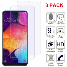 3-Pack Tempered Glass Screen Protector For Samsung Galaxy A20 / A30 / A50 Clear