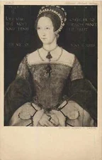 Postcard Queen Mary I Medici Society Unused
