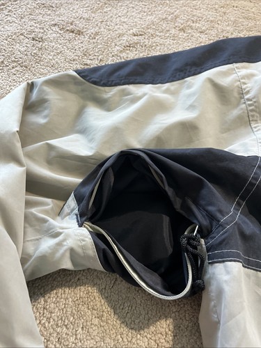 Stormtech STORM-TEX DWR Vented Waterproof Full Zip Rain Jacket KHAKI BLACK XL - Picture 10 of 24