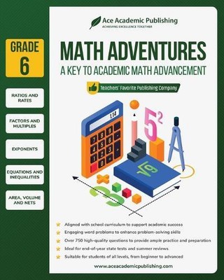 Ace Academic Publishing Math Adventures - Grade 6 (Poche) | eBay