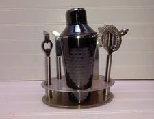 Stainless Steel Barware Tool Set Cocktail Maker Drink Mixer Bartender 6 Pcs