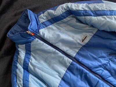 ELLESSE Steppjacke Made in Italy Vintage 80er Gr. M Wendejacke